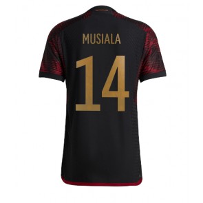 Tyskland Jamal Musiala #14 Bortedrakt VM 2022 Kortermet
